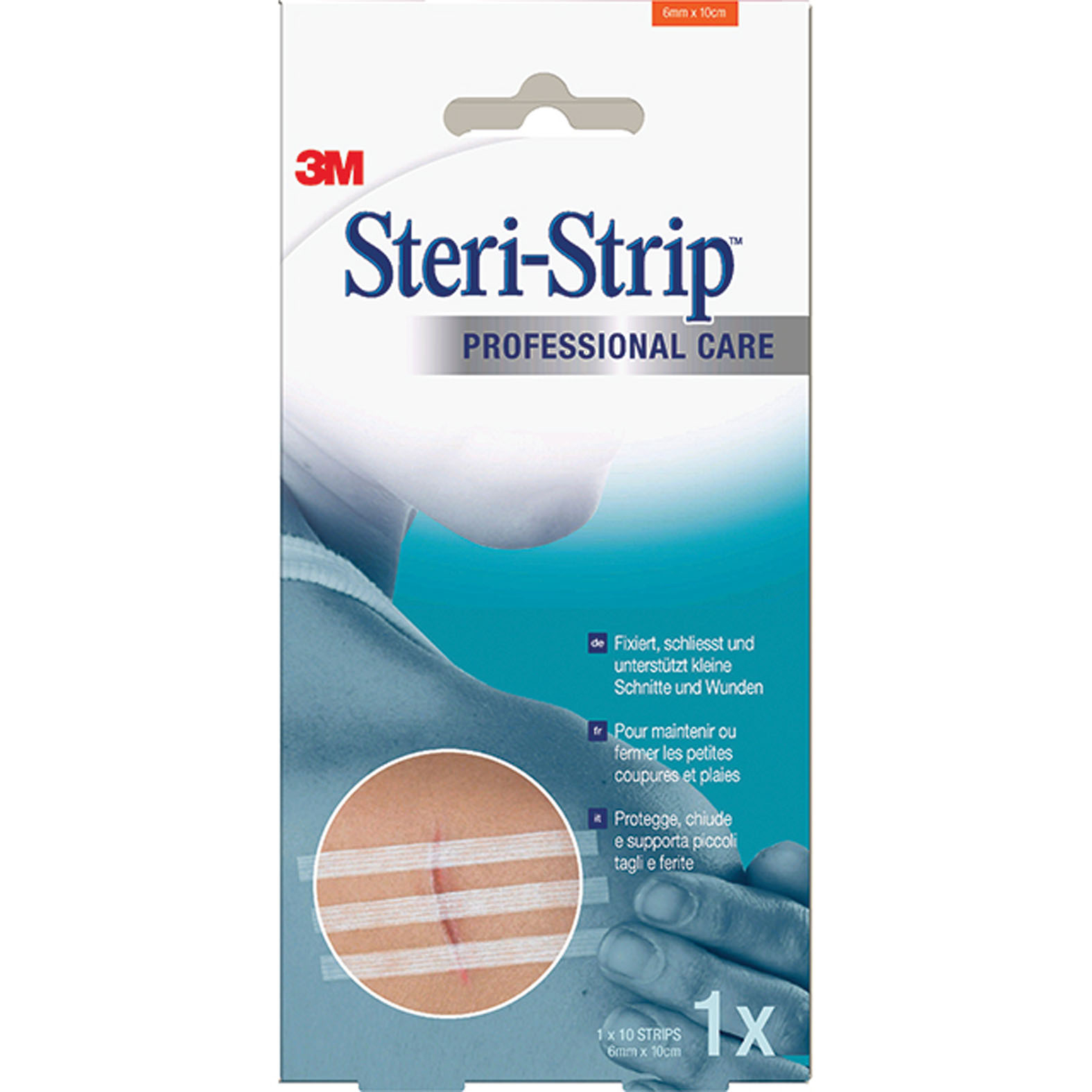 STERI-STRIP 3M - 6x100 mm sebösszehúzó tapasz 2db - fehér - 1546NP