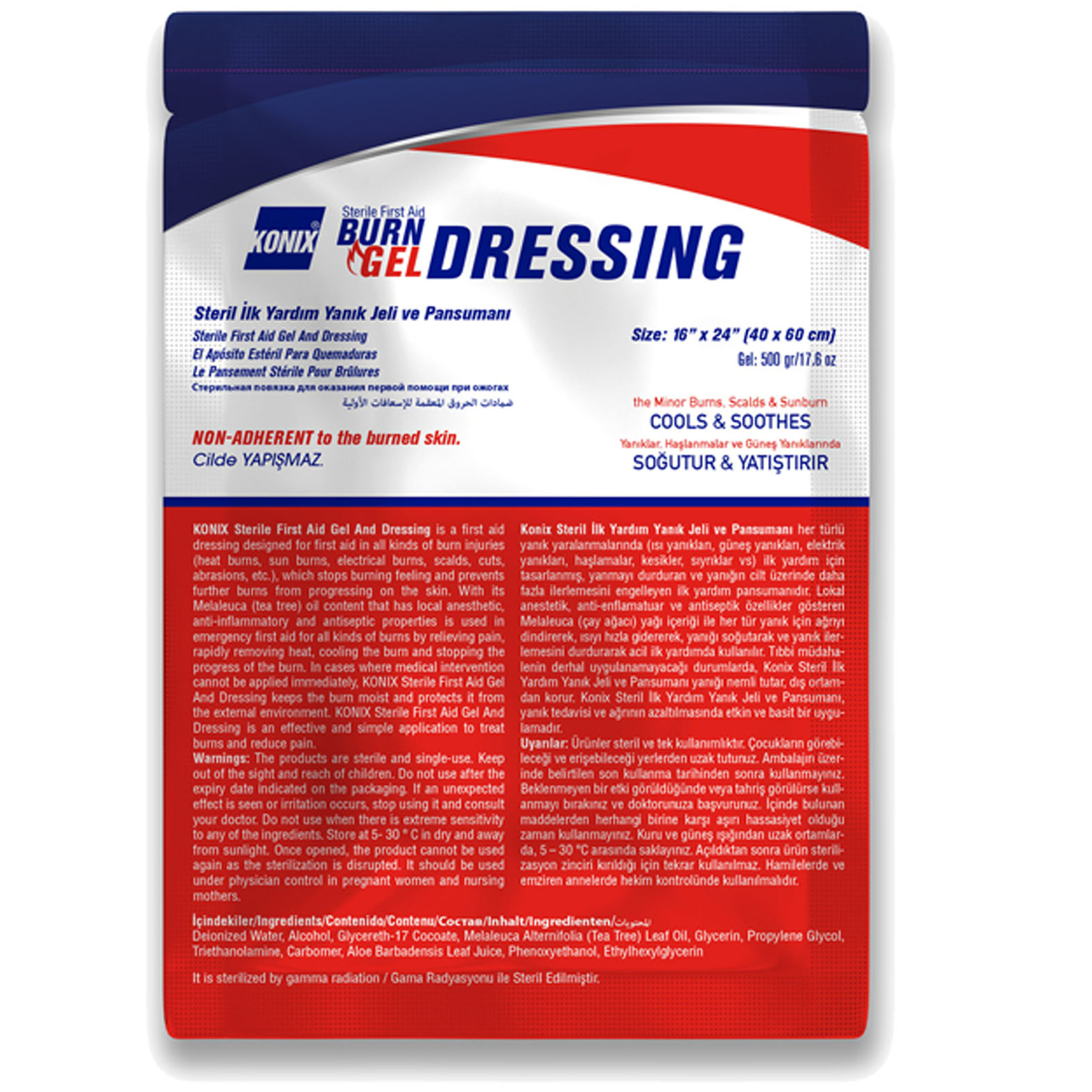 BURN DRESSING égési kötszer 40x60 cm – steril