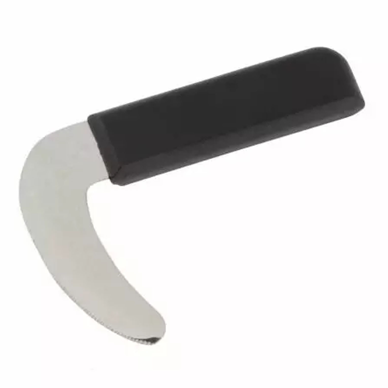 Kés, hajlított, vastagított nyéllel 140 mm