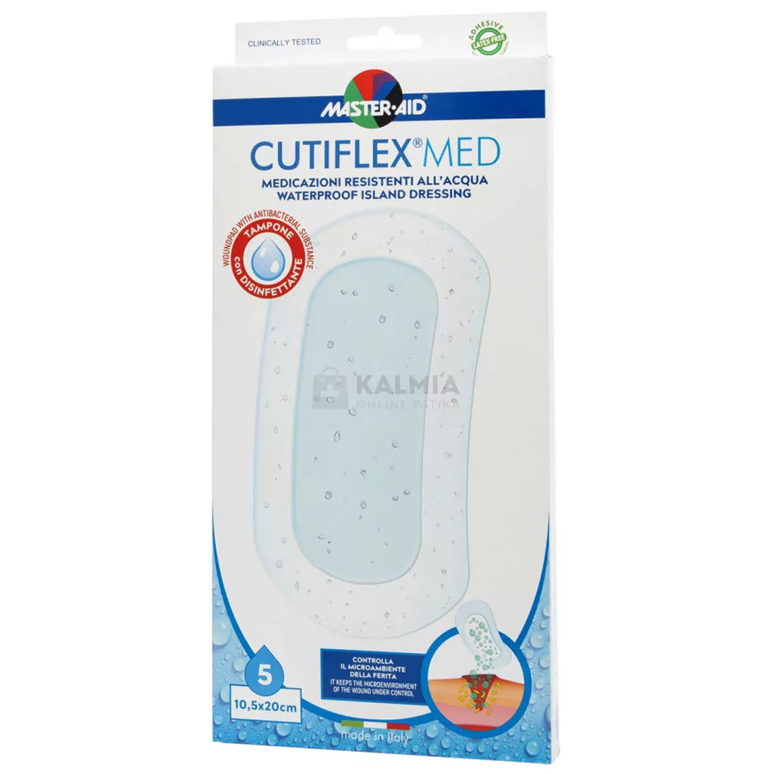 M-A Cutiflex steril ragtapasz 5 db-os 10,5cm*20cm