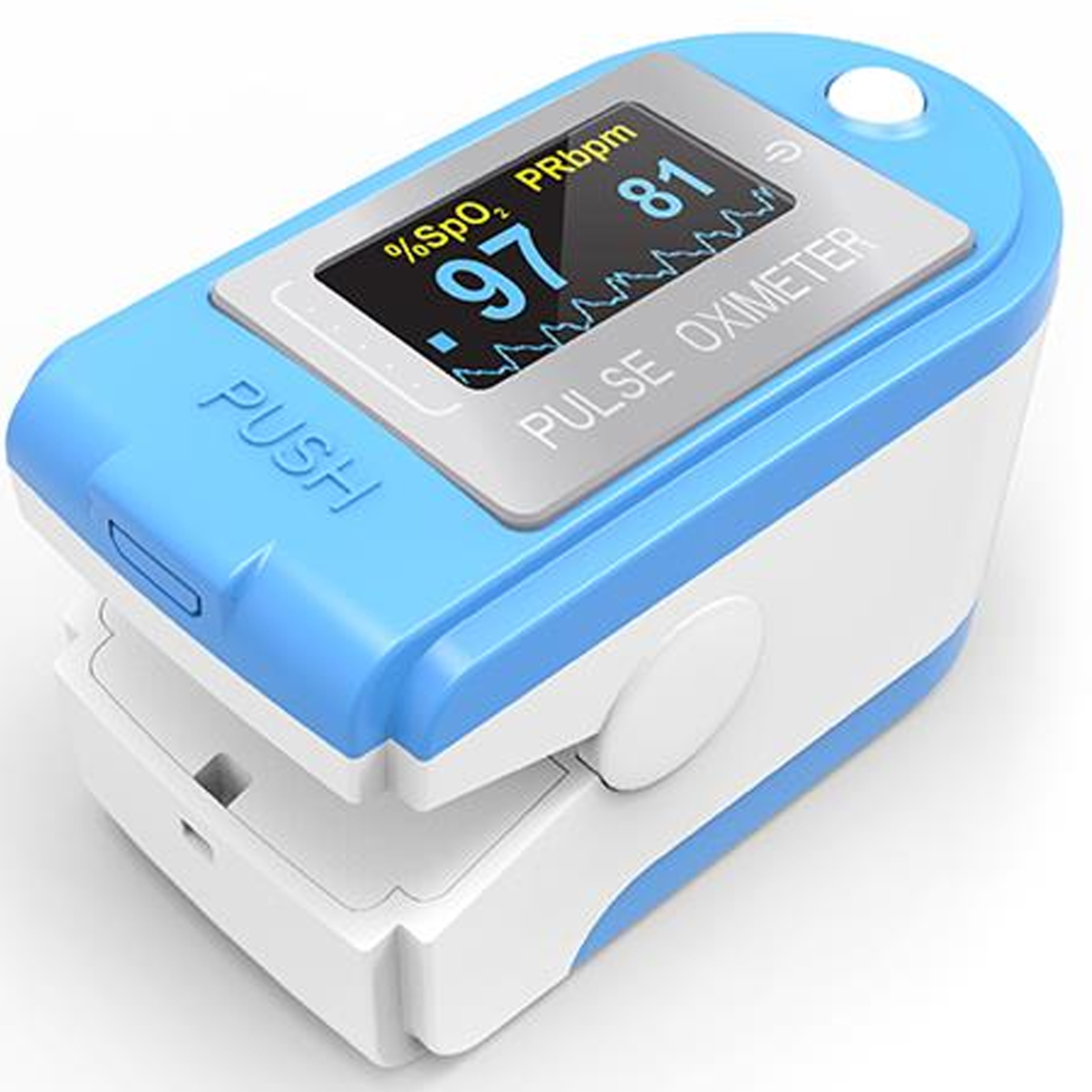 Pulzoximéter CMS50D-BT bluetooth kapcsolattal, 1000 memóriával
