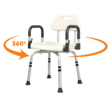 360 fokban forgatható tusolószék 136 kg-ig