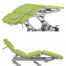 X6 terápis kezelő, masszázs ágy 6 szekciós