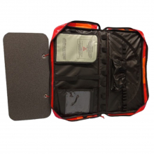 AB/RSI piros sürgősségi táska - nem felszerelt 63x35x27cm