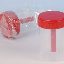 Széklet minta tartály 60 ml-es, kanállal STERIL