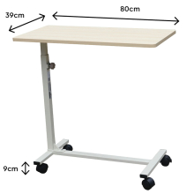 Ágyasztal MOBIAK 80x39cm/80-120cm/10kg