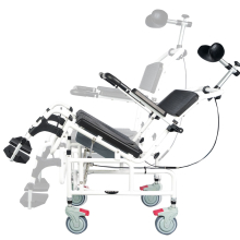 AQUA dönthető tusolószék szoba WC egyben 136 kg-ig