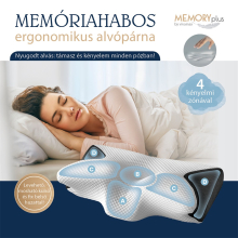 Memóriahabos pillangópárna kényelmi zónákkal