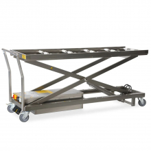 Halott szállító lift elektromos-akkumulátoros 130kg-ig