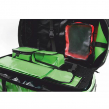 ABCD zöld sürgősségi táska - nem felszerelt 63x35x27cm