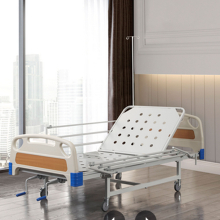 Betegápolási mechanikus ágy oldalkorláttal, kétfunkciós, MG4018