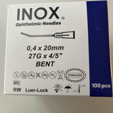 Tű injekciós egyszerhasználatos 27 G 4/5 CHIRANA szemészeti