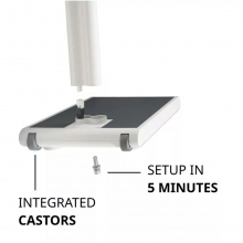 ADE 0600 állványos orvosi mérleg 250kg-ig