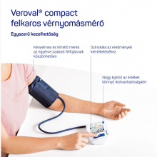 Veroval compact felkari vérnyomásmérő