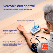Veroval Duo Control vérnyomásmérő nagy