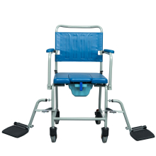 Szoba WC gördíthető, U alakú vödörrel, 136 kg-ig CYAN