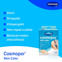 Cosmopor skin color bőrszínű sebtapasz 10x8cm - 5db/doboz