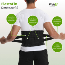 ElastoFix derékszorító merevítéssel és elasztikus pántrendszerrel