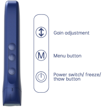 VIATOM lineáris/convex/cardialis vezeték nélküli orvosi ultrahang 7.5-10 MHz / 3.5-5 MHz / 2.5-5 MHz