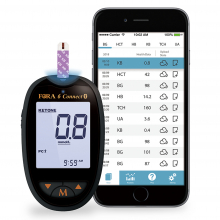 FORA 6 Connect Multi-parameter kislabor készülék (vércukor, Hg, HT, koleszterin, keton, hugysav)
