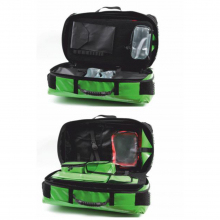 ABCD zöld sürgősségi táska - nem felszerelt 63x35x27cm