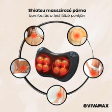 Shiatsu masszírozó párna