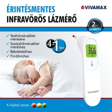 Többfunkciós érintés nélküli lázmérő ( Vivamax)