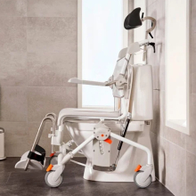 ETAC Swift Mobil Tilt-2 dönthető tusoló szék, szoba wc