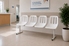 Várótermi pad 4 üléses Vario ülőkével