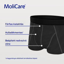 MoliCare MEN mosható férfi nedvszívó alsónemű L