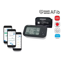 OMRON M7 Intelli IT Intellisense felkaros okos-vérnyomásmérő BT, AFIB