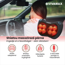 Shiatsu masszírozó párna