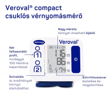 Veroval compact csuklós vérnyomásmérő