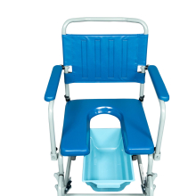 Szoba WC gördíthető, U alakú vödörrel, 136 kg-ig CYAN