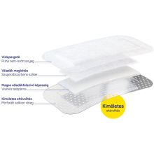 Cosmopor silicone szigetkötszer szilikonréteggel 10x8cm