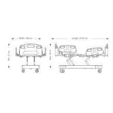 Betegágy elektromos 3 motoros 5320