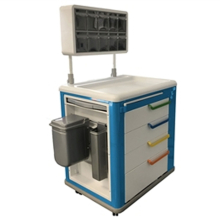 Kötöző kocsi - kék/fehér, 65x88x100 cm