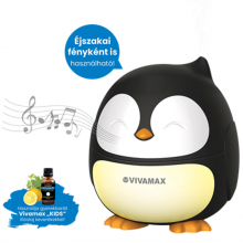 Ultrahangos illóolaj párologtató fehér zaj funkcióval ( Pingvin)