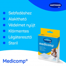 Medicomp flísz st. sebfedő 10x10cm  10db