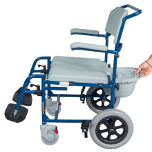 RHIN-12 szoba wc, tusoló szék, kerekessz szék egyben 136 kg-ig