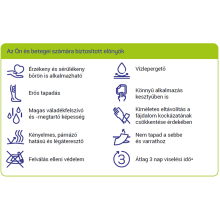 Cosmopor silicone szigetkötszer szilikonréteggel 10x8cm