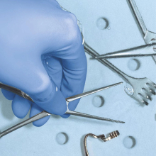 Műszeráztató kád 300x200x110mm - 3l