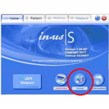 INUS S ultrahangos csontsűrűség mérő