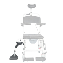 AQUA dönthető tusolószék szoba WC egyben 136 kg-ig