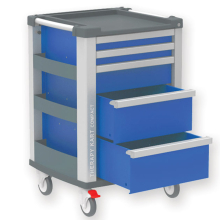COMPACT medikai kocsi, 5 fiókos - kék 65,4 x 60,5 x 97,5 cm