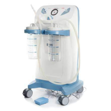 CLINIC PLUS BASIC MPR SUCTION UNIT 2x5 l jar 230V állványos váladékszívó 60l/perc, 2x5 l lábkapcsoló
