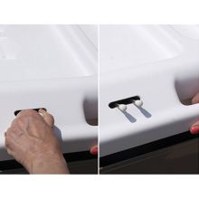 Kötöző kocsi - kék/fehér, 65x88x100 cm