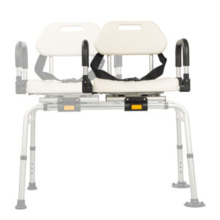 360 fokban forgatható csúszósines tusolószék 136 kg-ig