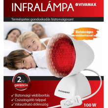 Infralámpa (100 W) biztonsági védőborítással