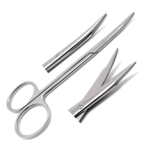 STEVENS preparáló olló hajlított TOMPA/TOMPA  - 11.5 cm